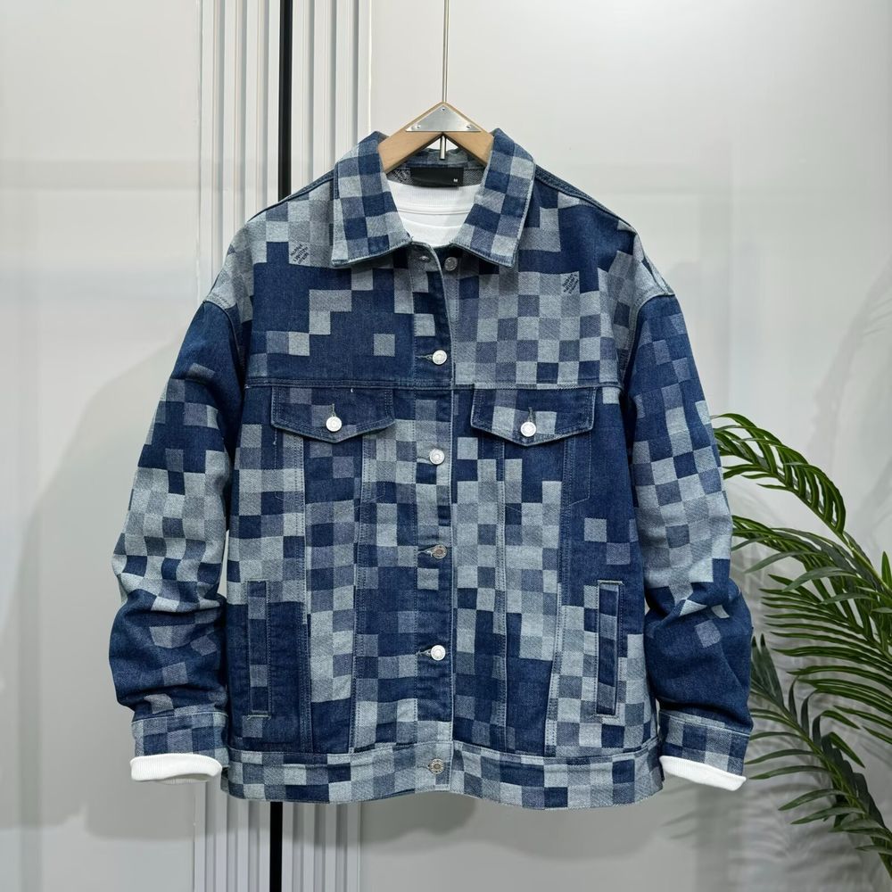 Retro Plaid Shirt Men's Loose Casual Jacket